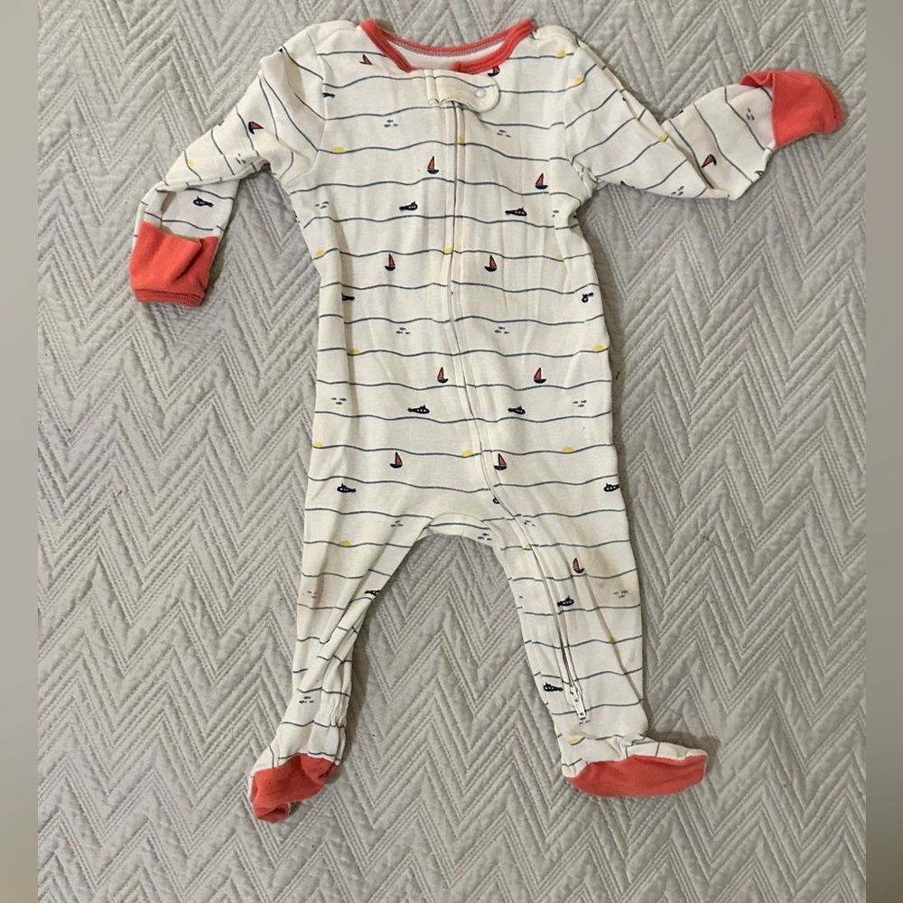 Cloud island footed pajamas 6-9 months